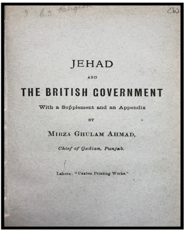 The British Government & Jihad