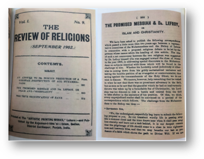 The Review of Religions September 1902